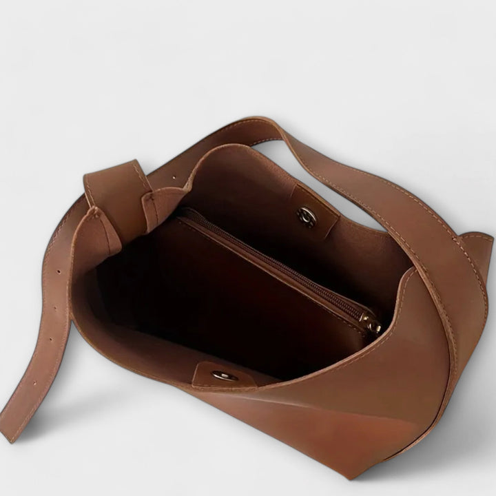 Elin | Elegant Skuldertaske i Læder