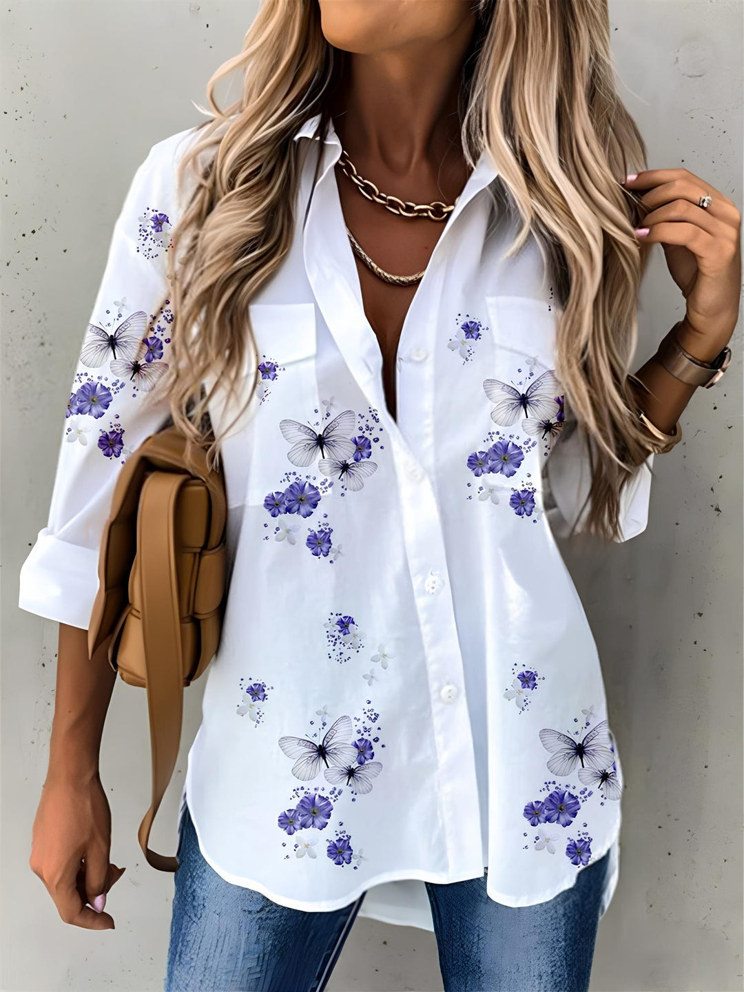 Vivi | Casual Skjorte med Print